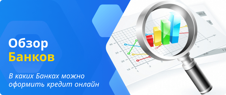 Список Банков, в которых можно оформить кредит онлайн